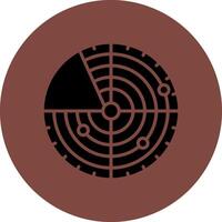 Radar Soft Shadow Design vector