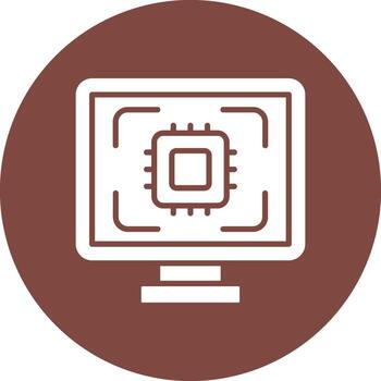 escanear color bloquear diseño vector