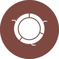 Segment High Contrast Graphic vector