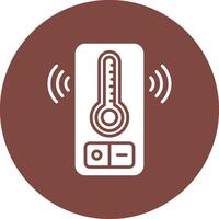 Temperature Sensor Geometric Shape Symbol vector