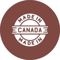 Made In Canada Dynamic Web Illustration vector