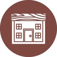 Wood House Modular UI Graphic vector