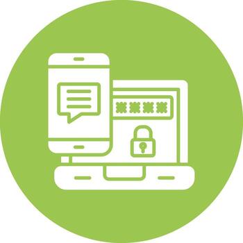 Authentication Graphic Interface Asset vector