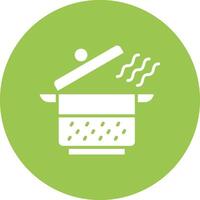 Cooker Bright Flat Element vector
