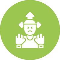 Distracted Artistic UI Symbol vector