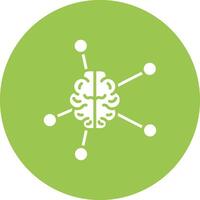 Mind Map 3D Styled Symbol vector