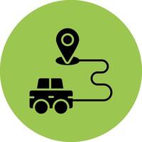 Route Simple UI Visual vector