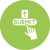 Submit Color Enhanced Graphic vector