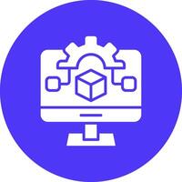 Algorithm Mobile Ready Icon vector