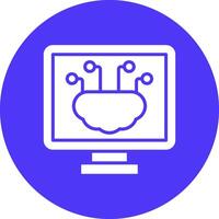 Artificial Intelligence Sharp Edge Symbol vector