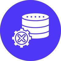 Database Functional Icon Art vector