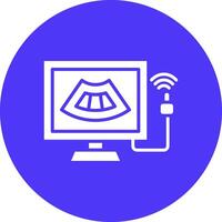 Echo 3D Styled Symbol vector