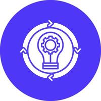 Idea Generation Conceptual Line Work vector