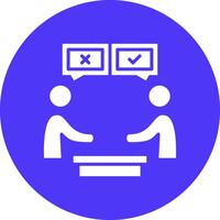Mentoring Frame Icon vector