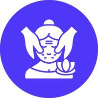 Massage Lined Visual Concept vector