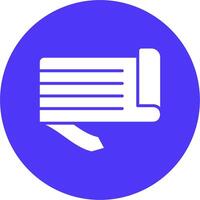 Ribbon Folds UI Concept Symbol vector