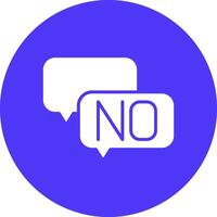 Speech Bubble Monochrome UI Visual vector