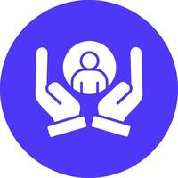Support Solid Fill Design vector