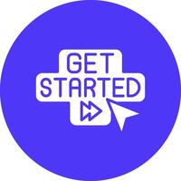 Start Modular UI Graphic vector