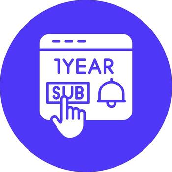 Subscription Business Model Modular UI Graphic vector