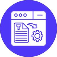 Text Generator Responsive Icon Badge vector
