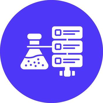 Virtual Lab Dark Theme Element vector