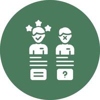 Candidate Color Accent Visual vector