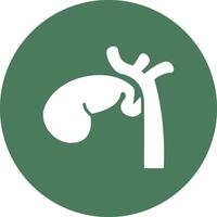 Gallbladder Dark Theme Element vector