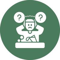 Inattention Monochrome UI Visual vector