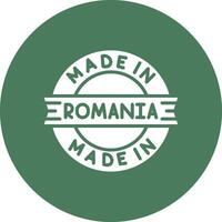 Made In Romania App Style Badge vector