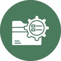 Setting Flat Line Drawing vector