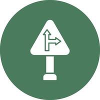 Right Turn Simple Motion Design vector