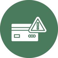 Warning Vibrant UI Element vector