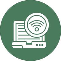 Wifi Contrast Art vector