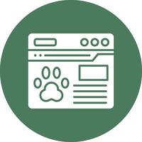 Website Colorful Concept Art vector