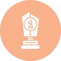 1st Prize Pop Color Style vector