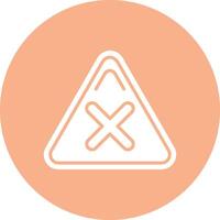 Alert Bold Web Icon vector