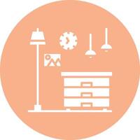 Dresser App Style Badge vector