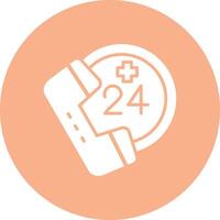 Emergency Call 3D Line Art Piece vector