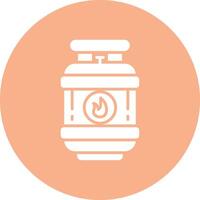 Gas Cylinder Coded Design Graphic vector