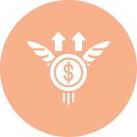 Flying Money Pop Color Style vector