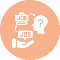 Job Offer Bold Web Icon vector