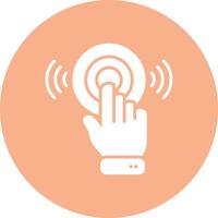 Touch Sensor Pop Color Style vector
