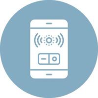 Ambient Sensor Clean Shape Symbol vector