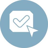 Click Bright Flat Element vector