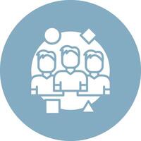 Diversity Mono Icon Symbol vector