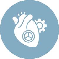 Heart Sleek Graphic Mark vector