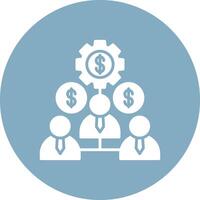 Management Stylized Tech Element vector