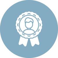 Medal Playful Line Icon vector