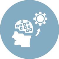 Machine Learning Minimalist Graphic vector